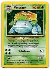 Venusaur 15/102 WOTC Base Set Unlimited Holo Rare Pokemon Card - LP active listing photo