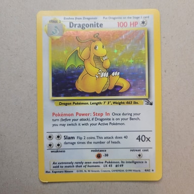 Dragonite representative card photo