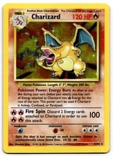 Charizard 4/102 WOTC Base Set Unlimited Holo Rare Pokemon Card - LP active listing photo
