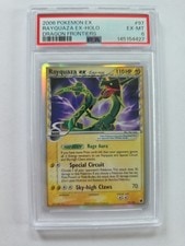 Pokémon TCG Rayquaza EX Dragon Frontiers Holo Card 97/101 active listing photo