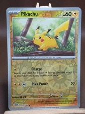 Pikachu Reverse Holo SV: Scarlet & Violet 151 025/165 LP Pokemon active listing photo