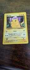 Pikachu 58/102 Common Base Set Unlimited Pokemon Moderately Played active listing photo