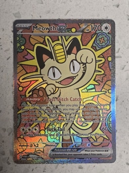 Meowth ex representative card photo