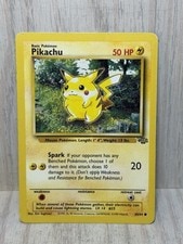Pikachu 60/64 Common Jungle Pokemon Unlimited Moderately Played active listing photo