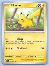 Pokemon Pikachu SV: Scarlet & Violet 151 MEW 025/165 NM active listing photo