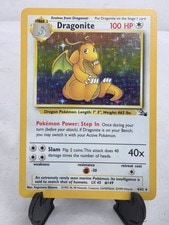 Dragonite 4/62 Fossil Holo Rare Pokemon Card LP active listing photo