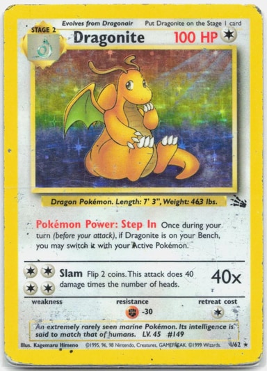 Dragonite representative card photo