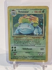 Venusaur 15/102 Holo Rare Base Set Unlimited WOTC Pokemon Card - LP - Authentic active listing photo
