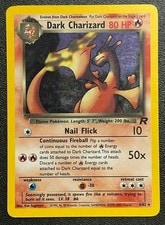 Pokemon Card - Team Rocket 4/82 - DARK CHARIZARD (holo-foil) *Played* active listing photo