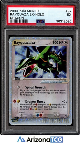 Rayquaza ex representative card photo