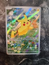 Pikachu SVP 088 Black Star Promo Scarlet & Violet Full Art Holo Pokémon TCG NM active listing photo