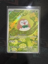 Pokémon TCG Rowlet 090/088 POR Basic Full Art Holo Card EN HP 80 Ryoma Uratsuka active listing photo