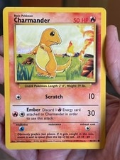 POKEMON CHARMANDER 46/102 COMMON BASE SET LP CARD active listing photo