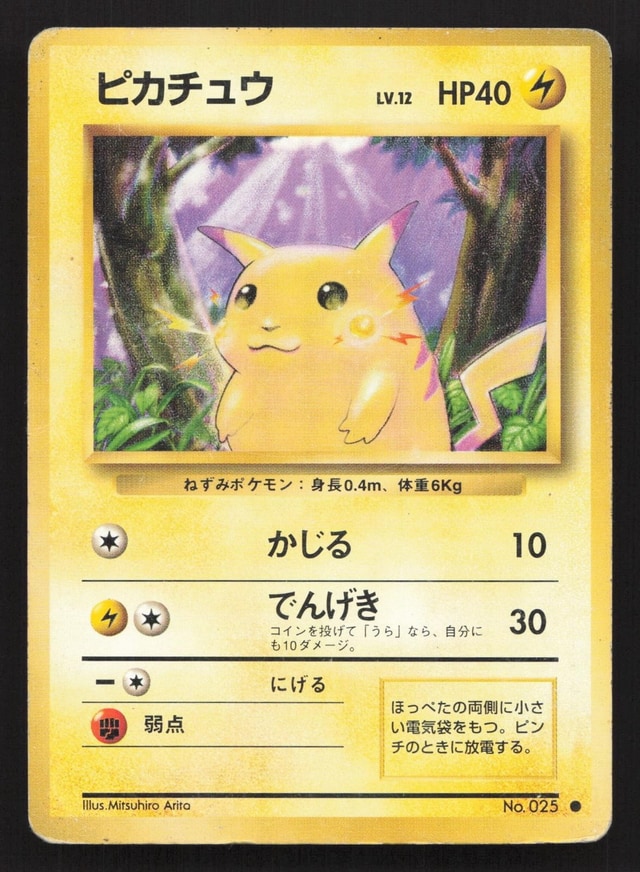 Pikachu representative card photo
