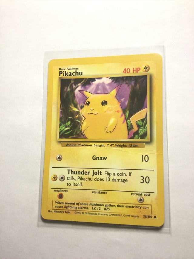 Pikachu representative card photo