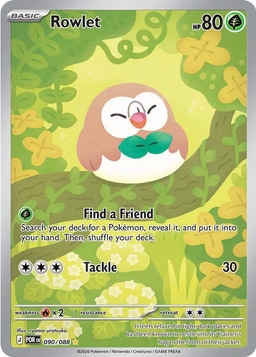 Rowlet representative card photo