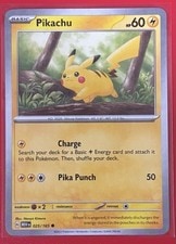 Pikachu 025/165 Pokemon Sv: Scarlet & Violet 151 Regular Card active listing photo