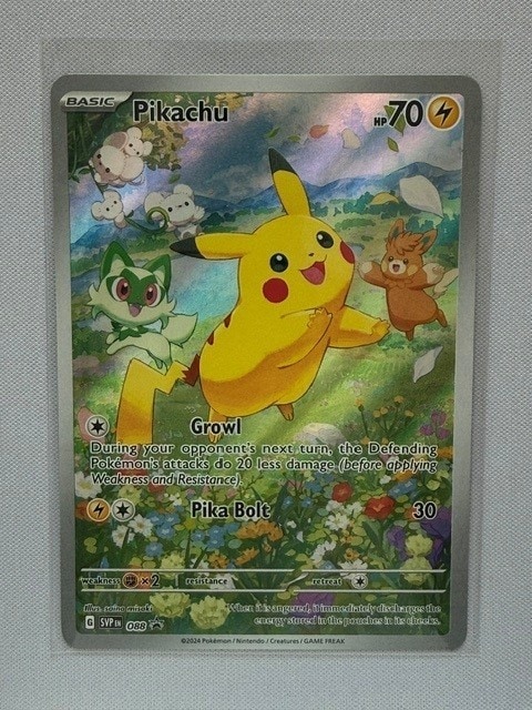 Pikachu representative card photo