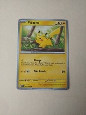 Pikachu 025/165 Sv: Scarlet & Violet 151 Regular Pokemon TCG - LP active listing photo