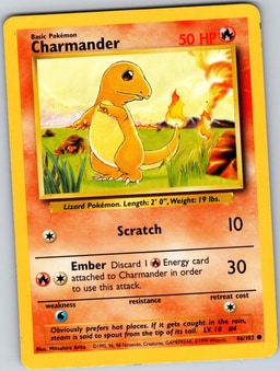 Charmander representative card photo