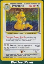 Dragonite 4/62 Fossil Holo Pokemon 1999 active listing photo