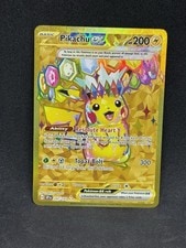 Pokémon TCG Pikachu EX Surging Sparks Hyper Rare Gold 247/191 Super Clean active listing photo