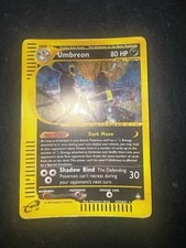Pokemon Umbreon H29/H32 Aquapolis Holo ENG Poor - No Charizard Crystal   active listing photo