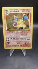 Base Set Charizard 4/102 — Heavy Play — Authentic Holo Rare Vintage Pokemon Card active listing photo