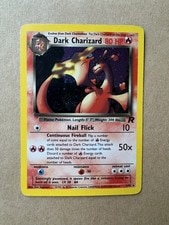 Dark Charizard 4/82 Pokemon Card Team Rocket Holo Rare (W/Swirl) - LP active listing photo
