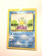 SQUIRTLE - 63/102 - Base Set - Pokemon Card - DMG active listing photo