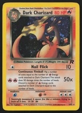 Dark Charizard 4/82 Unlimited Holo Rare Team Rocket Pokemon English WOTC LP active listing photo