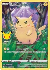 PIKACHU 005/025 25TH CELEBRATIONS POKEMON (FULL ART, LP) active listing photo