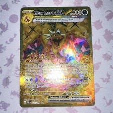Pokémon TCG Charizard Base Set Holo Rare 120 HP Stage 2 4/102 English Arita active listing photo