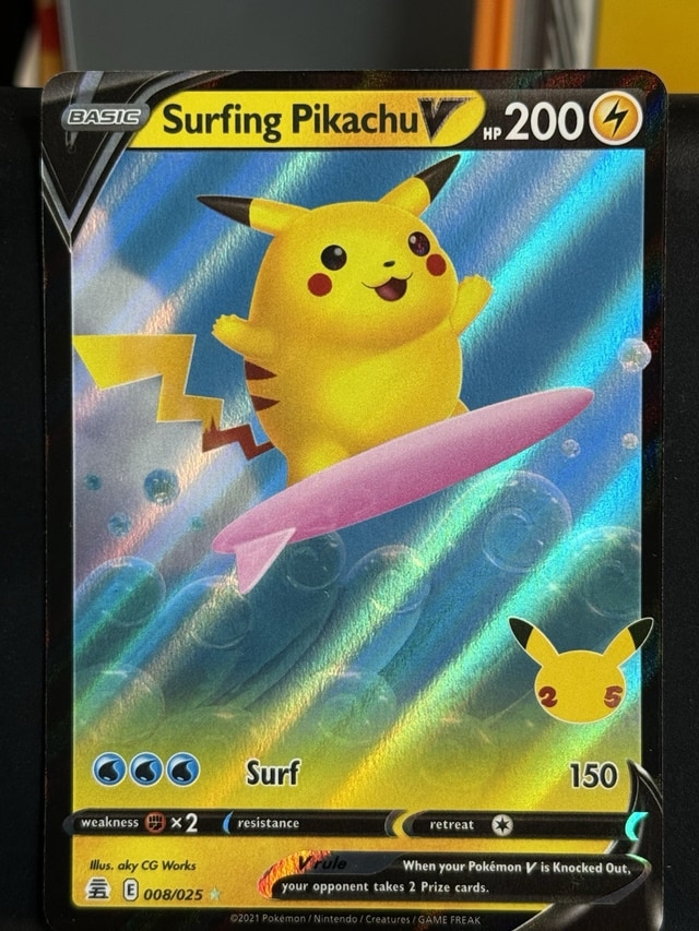 Pikachu representative card photo