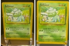 Pokémon Bulbasaur 44/102 Base Set Vintage WOTC Card Cleaned And Restored active listing photo