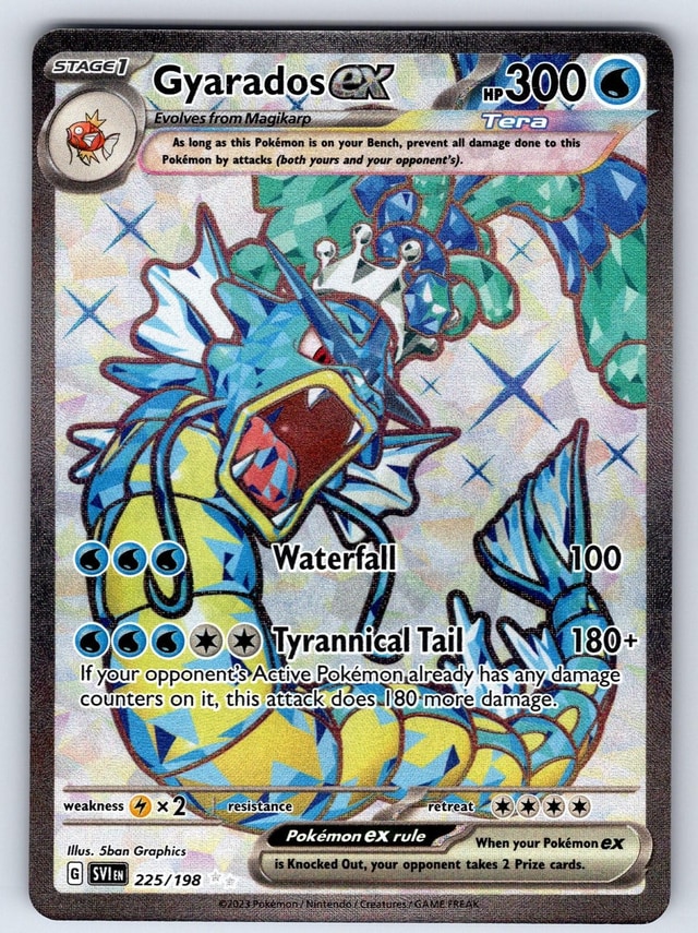 Gyarados ex representative card photo