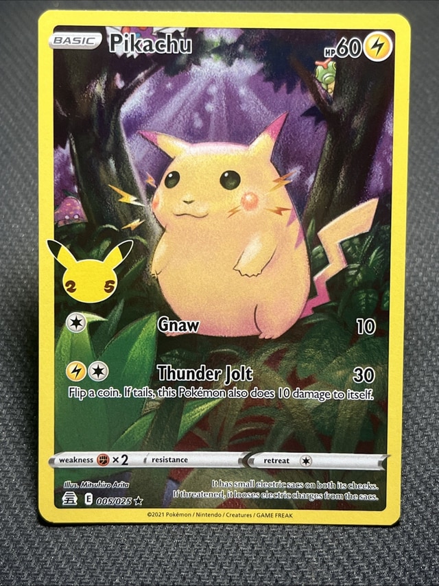 Pikachu representative card photo