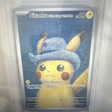 Pokemon TCG Pikachu with Grey Felt Hat SVP /085 English Holo Promo Full Art active listing photo