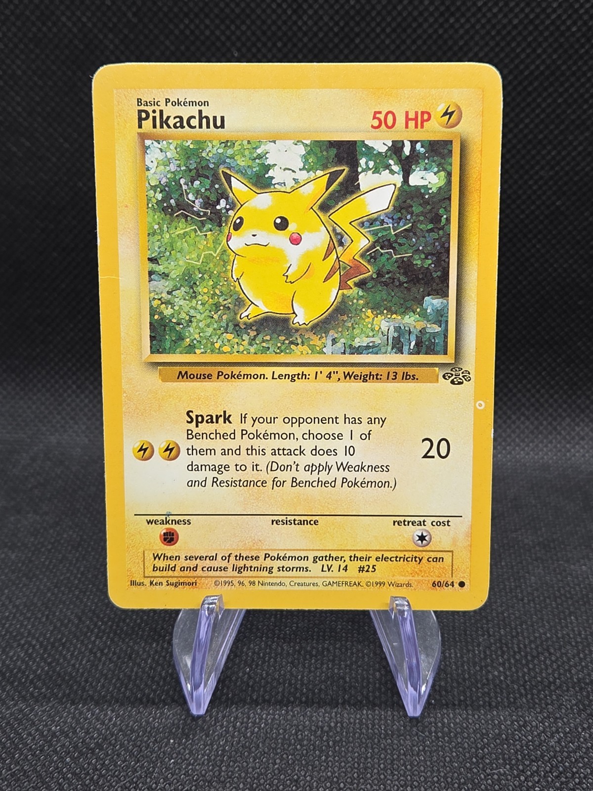 Pikachu active listing card photo