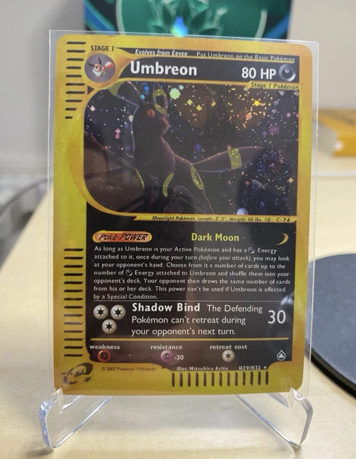 Umbreon active listing card photo