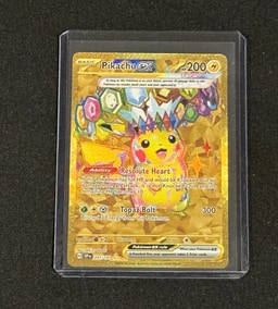 Pikachu ex representative card photo