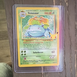 Venusaur representative card photo